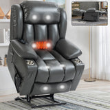 Medium-Firm Power Lift Massage Recliner Chair With Heating