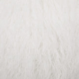 Rounded Faux Fur Foam Filled Bean Bag Chair - Omega Lifestyles