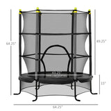 Kids Mini Spring-Free Safety Enclosure Indoor Trampoline - Omega Lifestyles