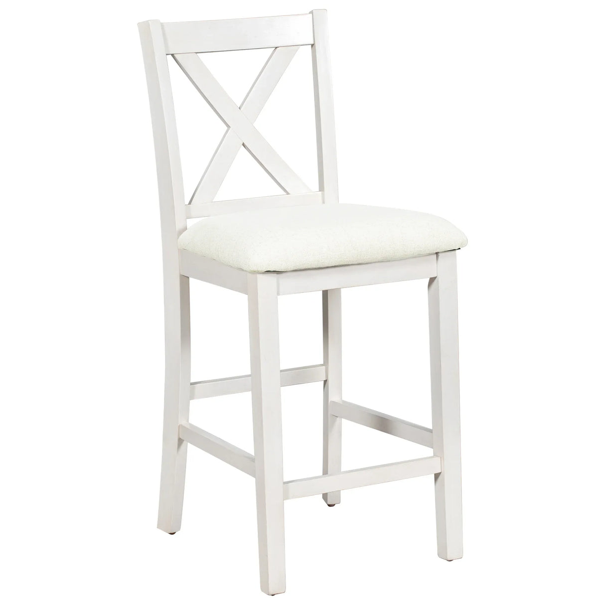 5-Piece Counter Height Rustic Farmhouse Dining Table Set - Omega Lifestyles