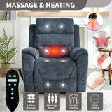 Dual Motor Power Lift Recliner Chair With Massage Heat - Omega Lifestyles