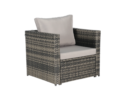6-Piece Outdoor Rattan Wicker Patio Furniture Set - Omega Lifestyles