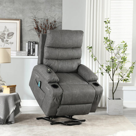 Electric Power Lift Recliner Chair With Massage Heat - Omega Lifestyles
