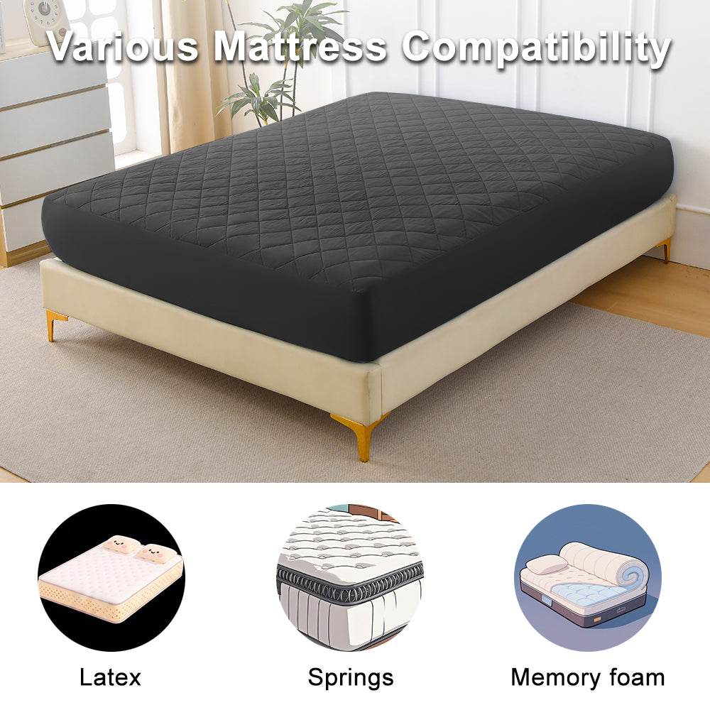 Ultrasonic Waterproof Cotton Mattress Protector King - Sleep Galleria