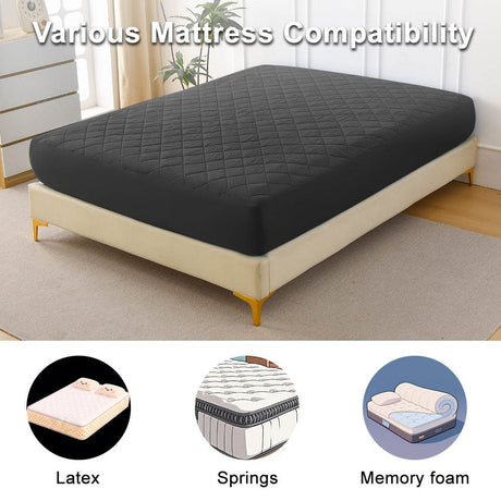 Ultrasonic Waterproof Cotton Mattress Protector King - Sleep Galleria