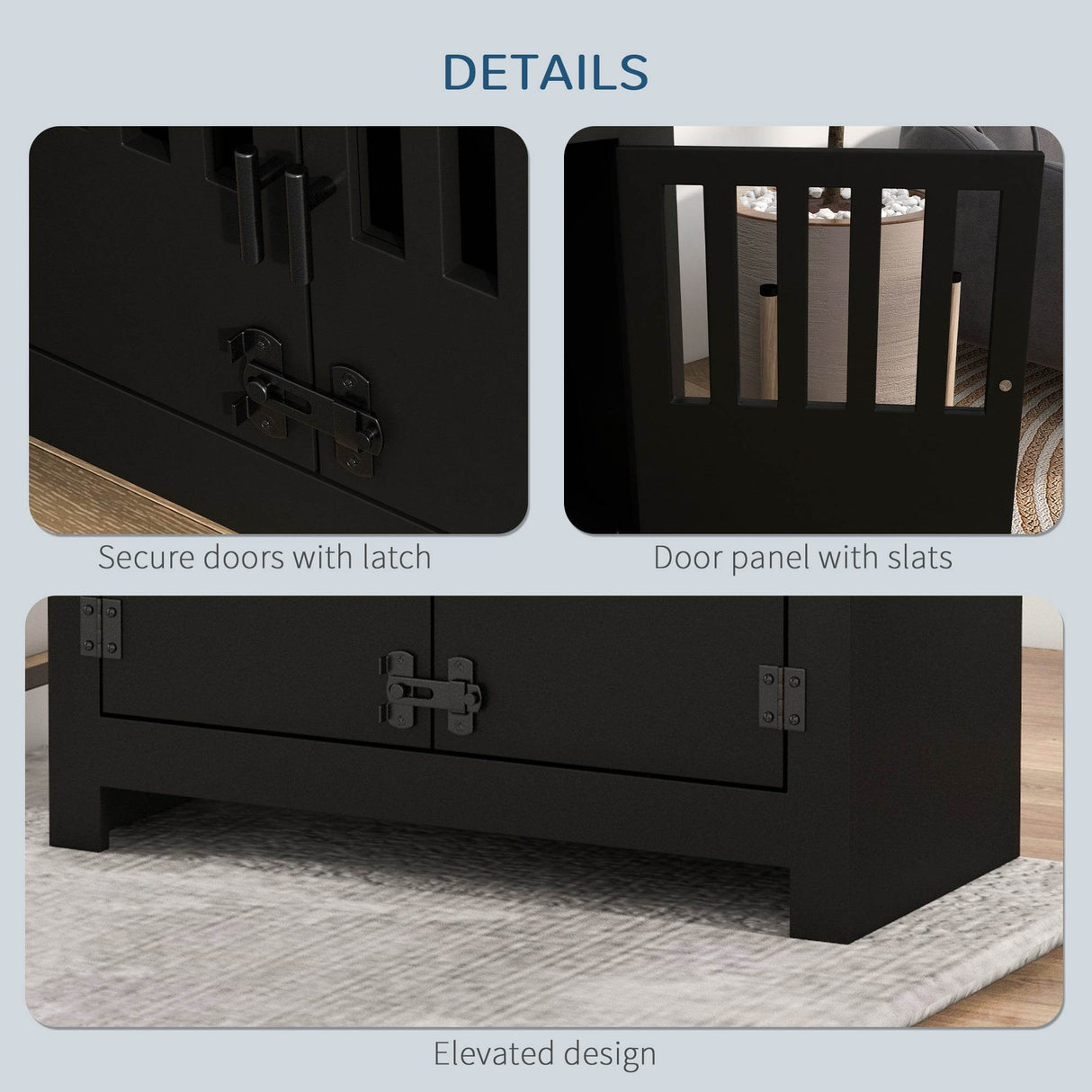 Elevated Dog Bowl Stand With Storage Cabinet - Sleep Galleria