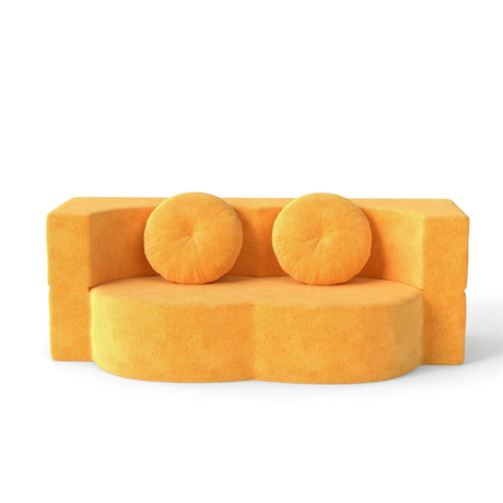 Foam Folding Twin Sleeper Sofa Bed With Pillow - Omega Lifestyles