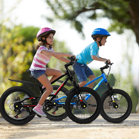 20-Inch 7-Speed Front Suspension Kids Mountain Bike - Omega Lifestyles