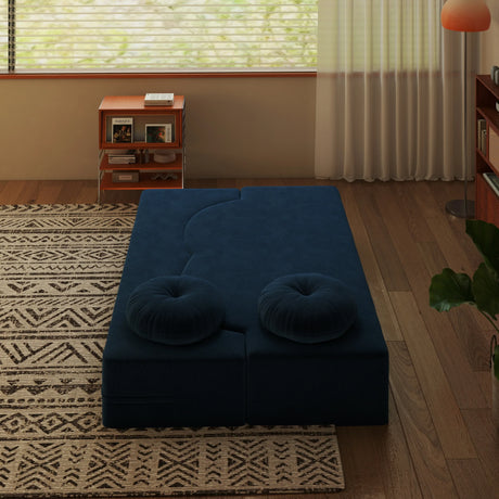 Compressible Soft Foam Foldable Sleeper Sofa Bed With Pillows - Omega Lifestyles