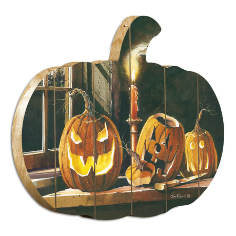 Printed Wooden Pumpkin Wall Art Multicolor Paper Decor - Omega Lifestyles