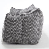 Dual Chenille Bean Bag Chair With High Resilience Foam Core - Omega Lifestyles