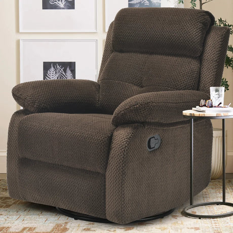 Small Swivel Rocker Recliner Chair For Small Spaces - Omega Lifestyles