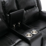 2-Seater Manual Recliner Chair With LED Light Strip - Omega Lifestyles