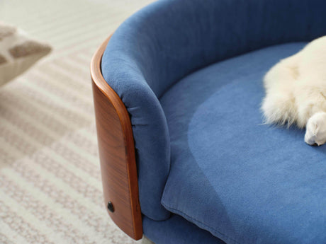 Solid Wood Elevated Orthopedic Dog Bed With Foam Cushion - Sleep Galleria