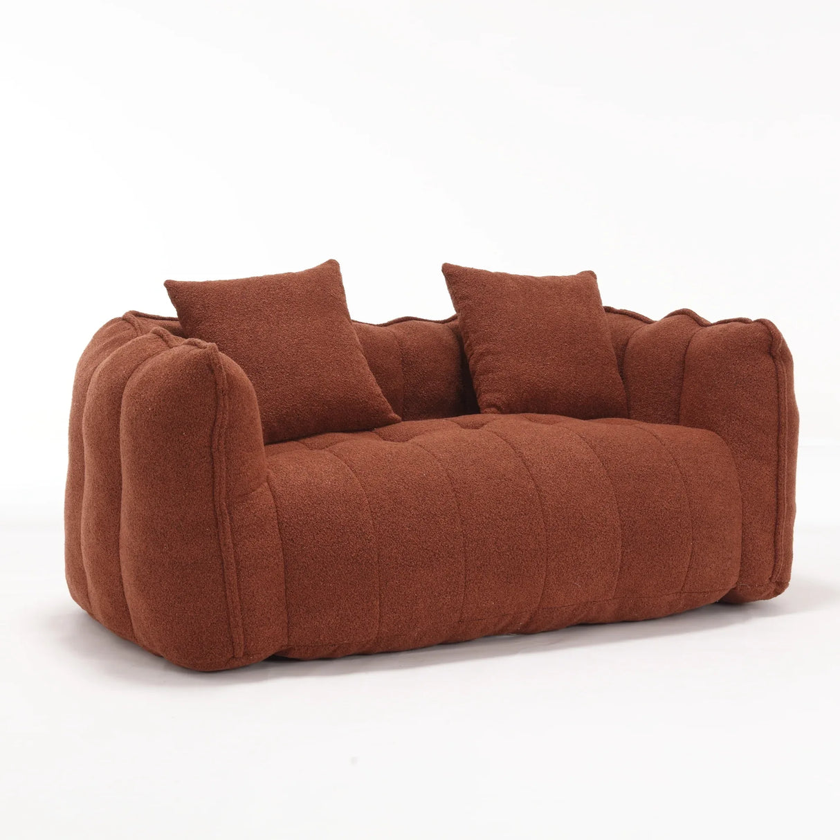 Cozy Chenille Bean Bag Chair With Foam Core - Omega Lifestyles