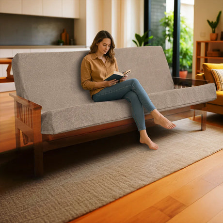 Firm 6-Inch Memory Foam Infused Full XL Futon Mattress - Omega Lifestyles