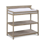 Grayson Solid Wood Nursery Changing Table With Storage Shelves - Omega Lifestyles