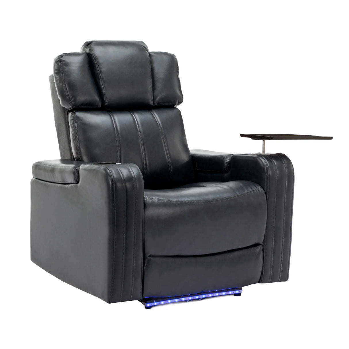 Power PU Leather Recliner Chair With Cooling Cup Holder - Omega Lifestyles