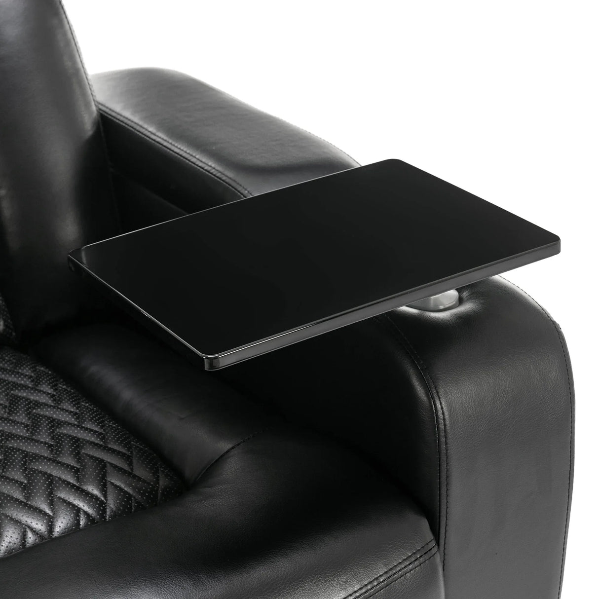 Power Reclining PU Leather Home Theater Recliner Chair - Omega Lifestyles