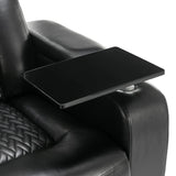 Power Reclining PU Leather Home Theater Recliner Chair - Omega Lifestyles