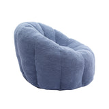 Plush Teddy Foam Bean Bag Chair With Armrests - Omega Lifestyles