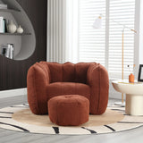 Soft Chenille High Resilient Foam Bean Bag Chair - Omega Lifestyles