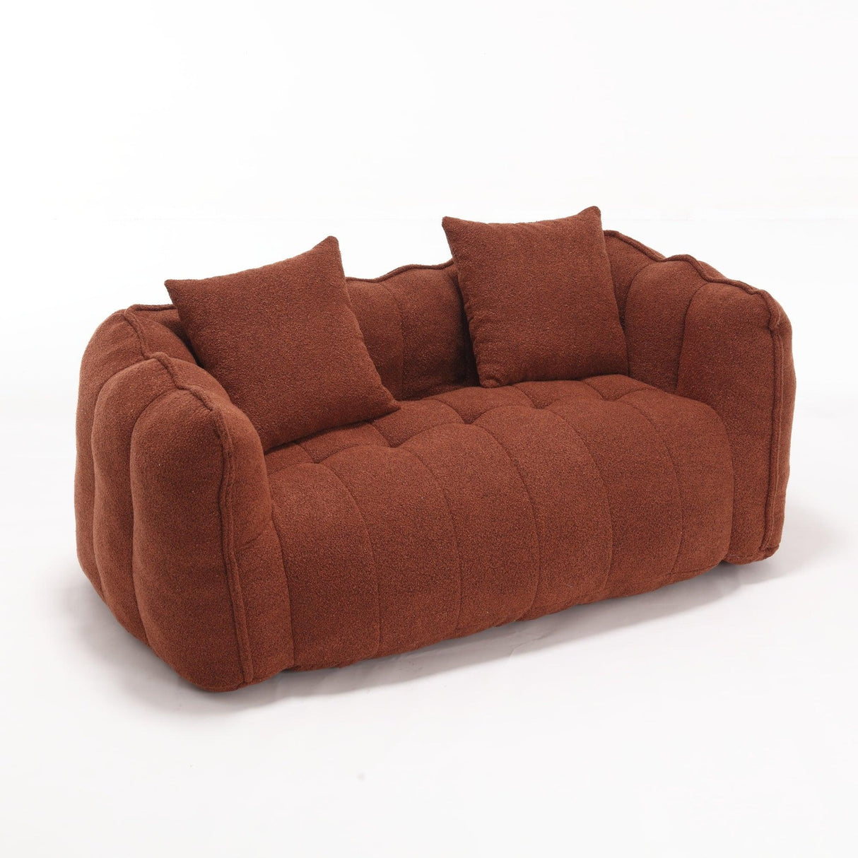 Cozy Chenille Bean Bag Chair With Foam Core - Omega Lifestyles