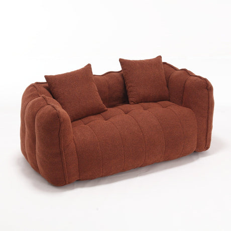 Cozy Chenille Bean Bag Chair With Foam Core - Omega Lifestyles