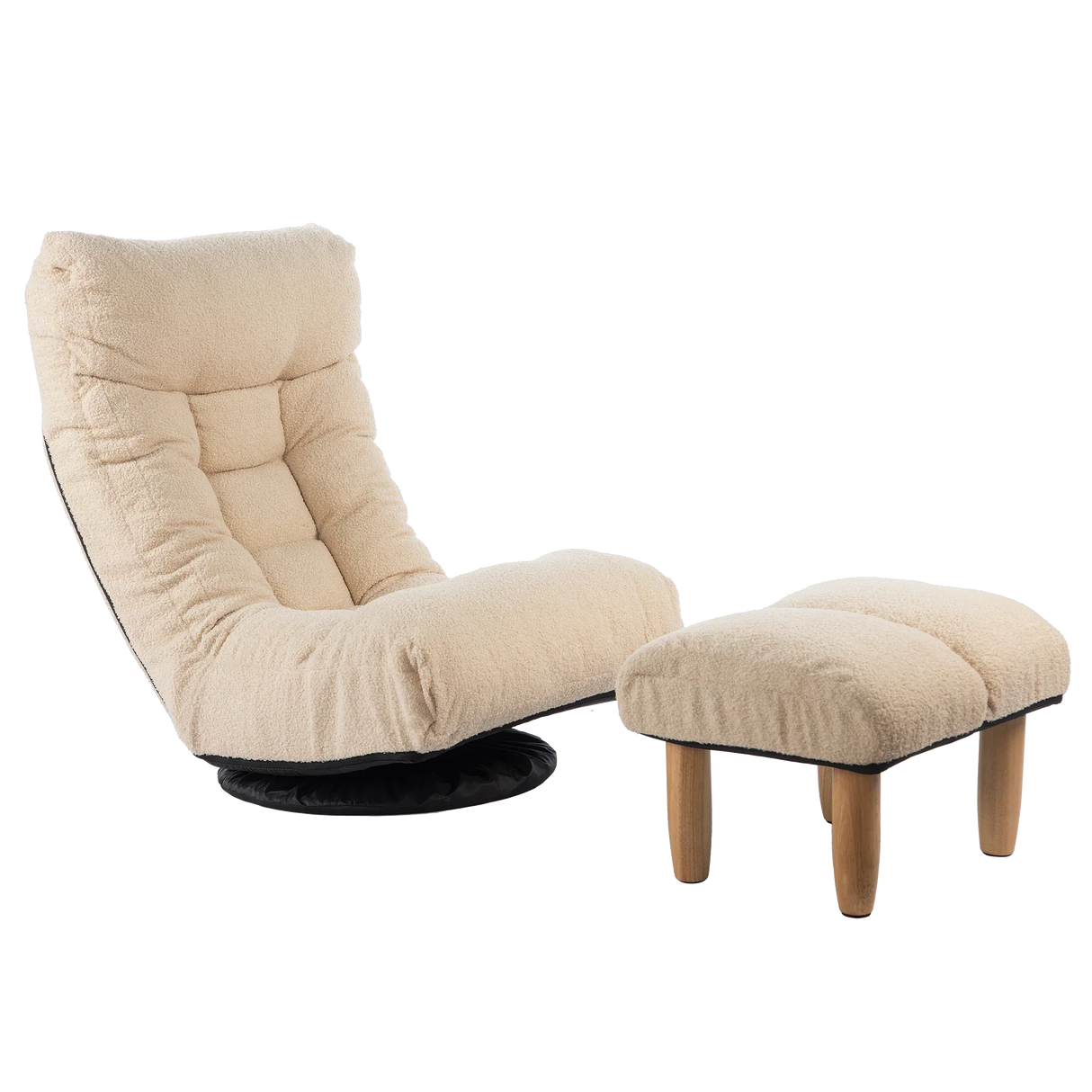 Adjustable Japanese Style Reclining Cotton Sofa Chair - Omega Lifestyles
