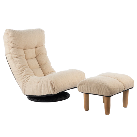 Adjustable Japanese Style Reclining Cotton Sofa Chair - Omega Lifestyles