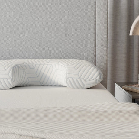 Cooling Curve Ergonomic Contour Neck Support Pillow - Omega Lifestyles