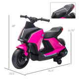 Electric Pink Kids Motorcycle Ride-On Toy With Music - Omega Lifestyles