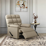 Contemporary Microsuede Foam Recliner Chair