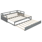 Twin Extending Solid Wood Daybed With Pull-Out Trundle - Omega Lifestyles