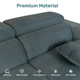 Power Recliner Sofa With Wireless Charging And Bluetooth - Omega Lifestyles