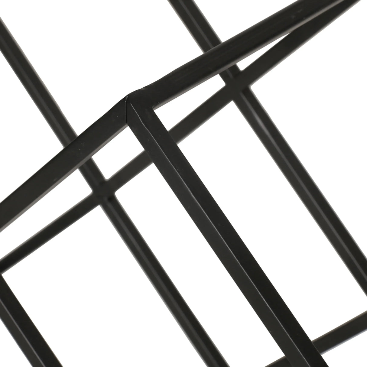 Modern Industrial Iron 7-Bottle Tabletop Wine Rack - Omega Lifestyles