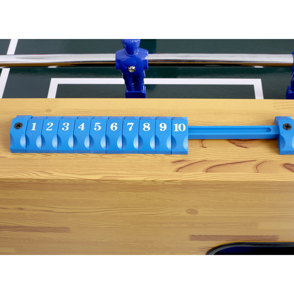 54-Inch Light Cherry Foosball Table With E-Z Spin Bearings - Omega Lifestyles