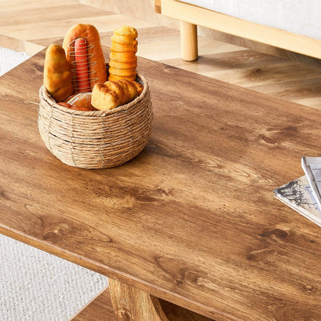 Modern Wood MDF Multipurpose Rectangular Coffee Table - Sleep Galleria