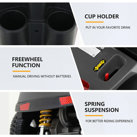 Outdoor Compact Mobility Scooter With Windshield Cup Holders USB - Omega Lifestyles