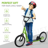 Youth Adjustable Handlebar Kick Scooter With Inflatable Tires - Omega Lifestyles