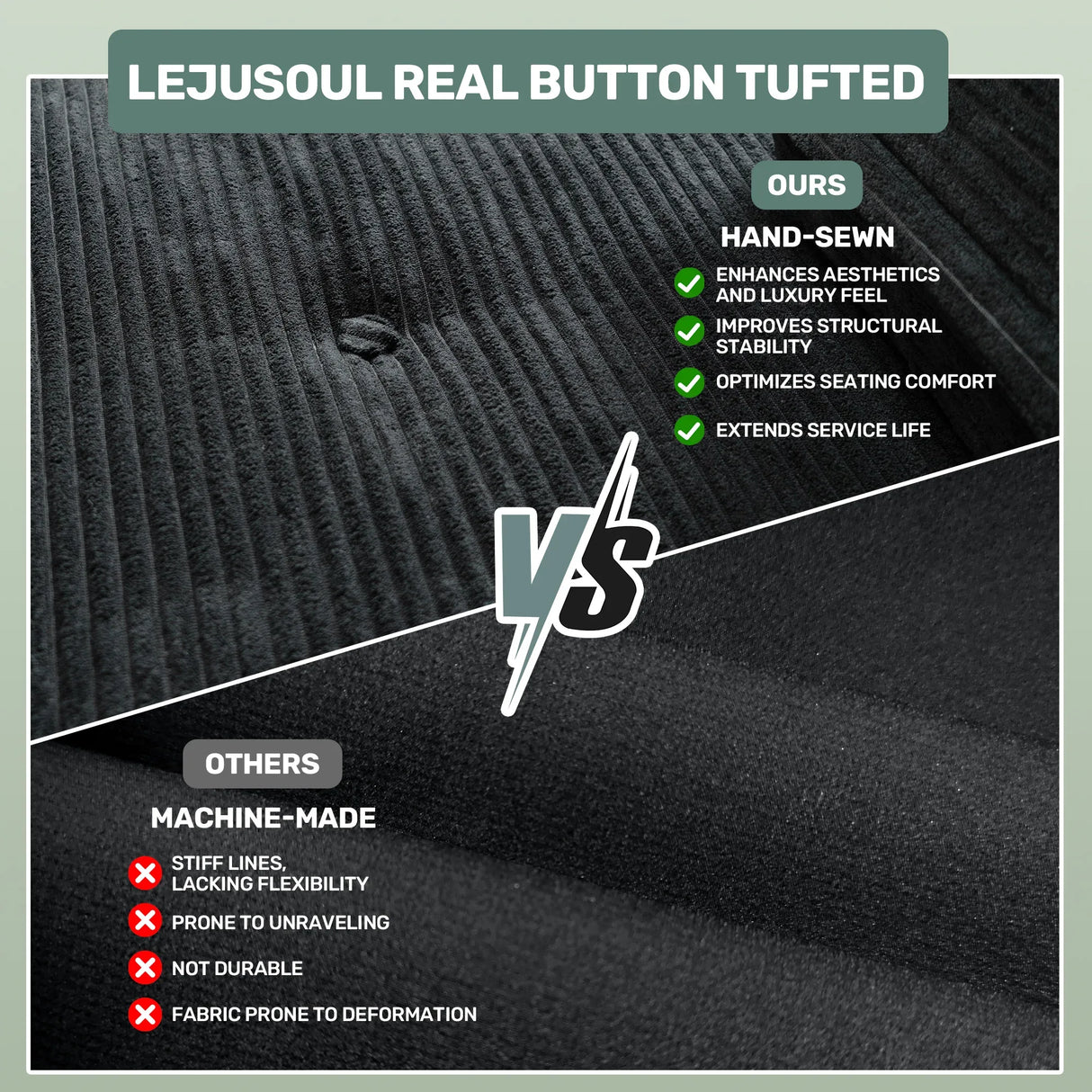 Foldable Corduroy 4-in-1 Folding Sofa Bed Chair - Omega Lifestyles