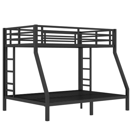 Metal Twin Over Full Heavy Duty Bunk Bed - Omega Lifestyles