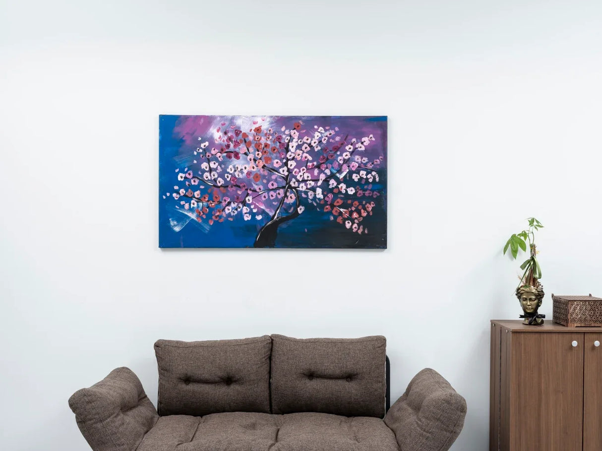 Hand-Painted Oversized Landscape Canvas Wall Art Painting - Omega Lifestyles