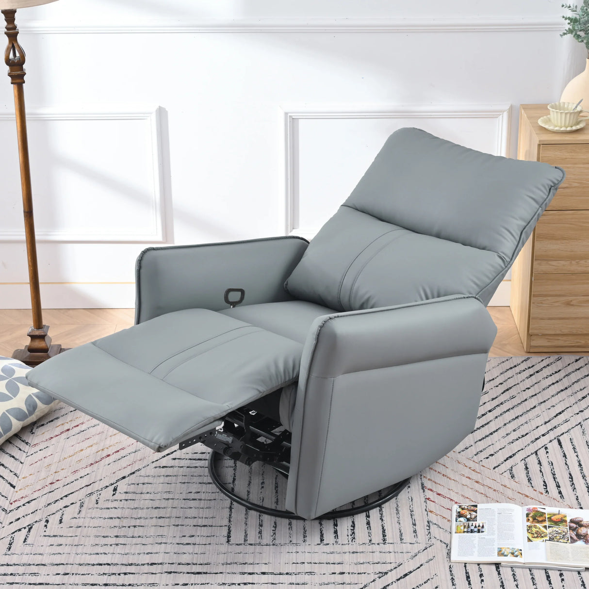 360° Swivel Recliner Chair With Rocking And Reclining - Omega Lifestyles