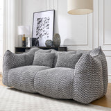 Dual Chenille Bean Bag Chair With High Resilience Foam Core - Omega Lifestyles