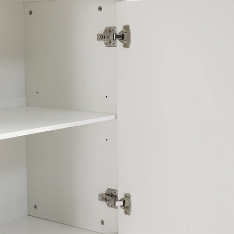 Modern White Particle Board MDF TV Stand Cabinet - Omega Lifestyles