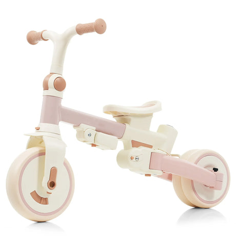 7-In-1 Foldable Aluminum Alloy Baby Tricycle With Canopy - Omega Lifestyles