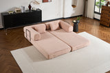 Convertible Corduroy 4-in-1 Sleeper Sofa Bed - Omega Lifestyles