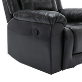 Manual Rocking 360-Degree Swivel Recliner Chair With PU Upholstery - Omega Lifestyles