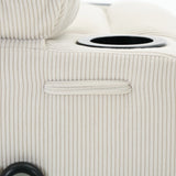 Ivory Remote-Controlled Heated Massage Assistive Recliner - Omega Lifestyles